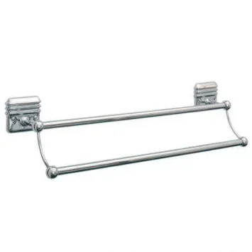 Lefroy Brooks Belle Aire 508mm Double Towel Rail - Chrome product image - Image 1