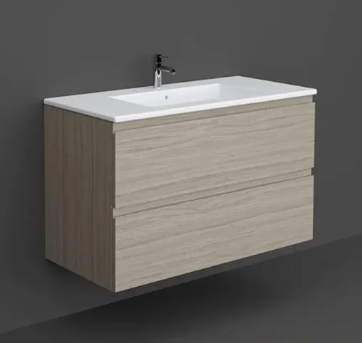 Rak Joy Wall Hung Vanity 100cm (scandi. Oak) product image - Image 1