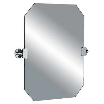 Lefroy Brooks Classic Edwardian Octagonal Tilting Mirror - Chrome