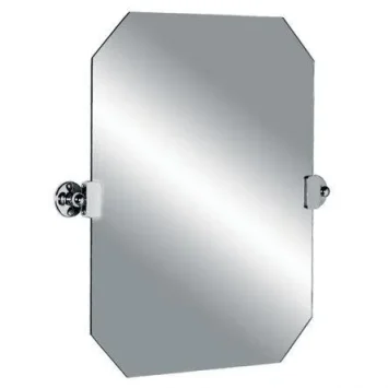 Lefroy Brooks Classic Edwardian Octagonal Tilting Mirror - Chrome product image - Image 1