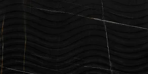 European Tiles Marmo SAHARA NOIR ONDA 120 X 60 Rectified Matte Tile