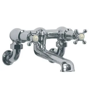 Lefroy Brooks Connaught W/m Bath Filler - Nickel
