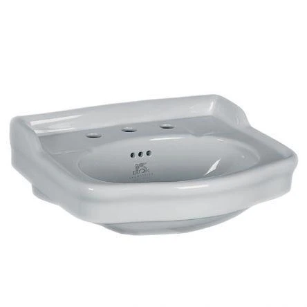 Lefroy Brooks La Chapelle 57cm 3 Tap Hole Basin - White
