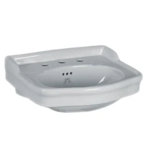 Lefroy Brooks La Chapelle 57cm 3 Tap Hole Basin - White