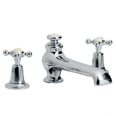 Lefroy Brooks Connaught D/m 3h Basin Mixer With Puw - Chrome