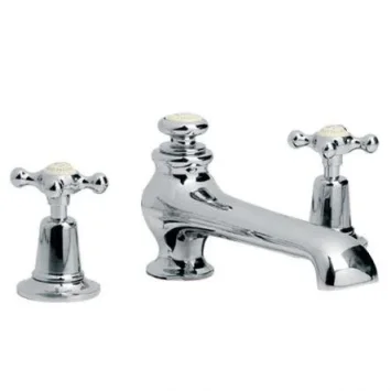 Lefroy Brooks Connaught D/m 3h Basin Mixer With Puw - Chrome product image - Image 1
