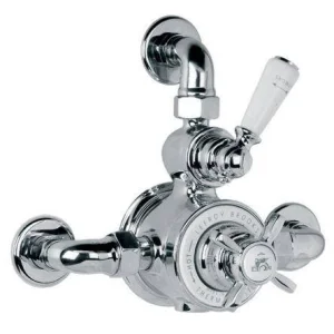 Lefroy Brooks Godolphin Exp Thermo Valve With Top Return - Nickel