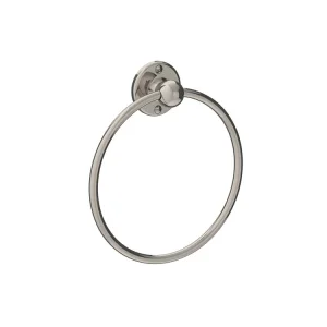 Lefroy Brooks Classic Edwardian Towel Ring - Nickel