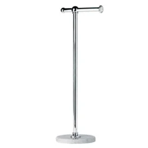 Lefroy Brooks Classic Edwardian Free Standing Toilet Paper Holder - Antique Gold