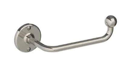 Lefroy Brooks La Chapelle Right Angle Toilet Paper Holder - Nickel product image - Image 1