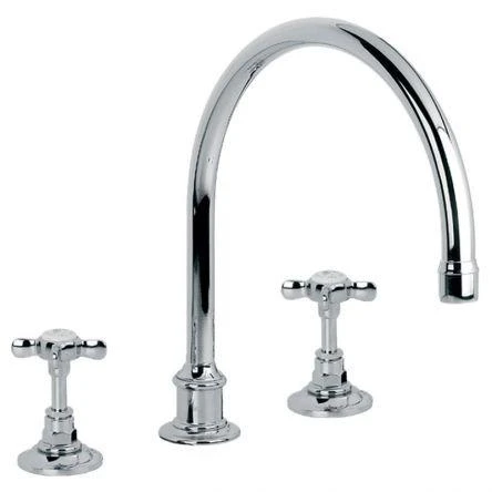 Lefroy Brooks Classic D/m 3h Kitchen Mixer - Chrome