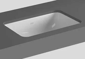 Vitra S20 Undercounter Basin 43cm Square 0th - White product image - Image 1
