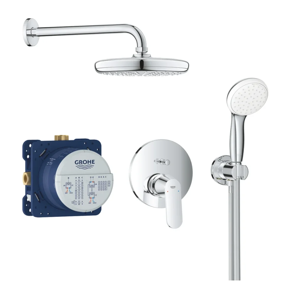 Grohe 25219001 Eurosmart Cosmo Perfect Shower Set product image - Image 1