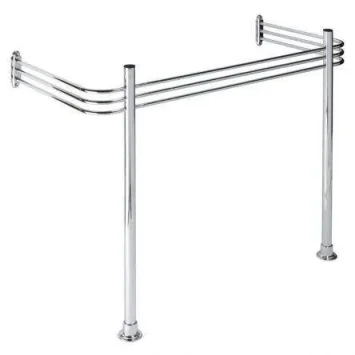 Lefroy Brooks Belle Aire Tubular Console Basin Stand For Lb7833 - Nickel product image - Image 1