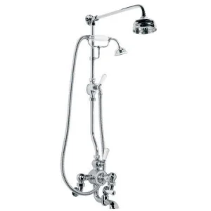 Lefroy Brooks Godolphin D/m Thermo Bsm With Riser, Kit & 5" Rose - Nickel