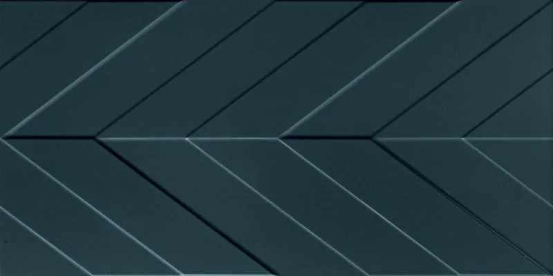Marca Corona 4D 4D.CHEVRON DEEP BLU MATT 40x80 | 16"x32" | 8,5 mm Embossed detail view - Image 2