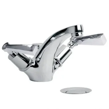 Lefroy Brooks Mackintosh Lever Mono Basin Mixer With Puw - Chrome product image - Image 1
