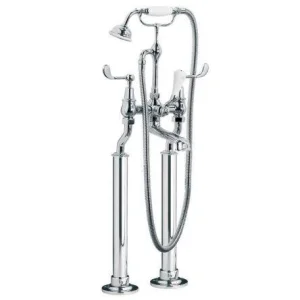Lefroy Brooks Connaught Lever Bsm With Standpipe Sleeves - Antique Gold