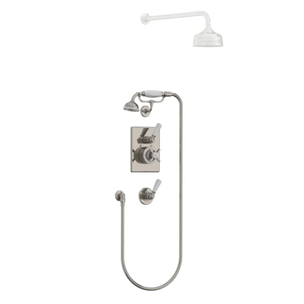 Lefroy Brooks Godolphin Conc Thermo Valve With W/m Kit - Nickel product image - Image 1