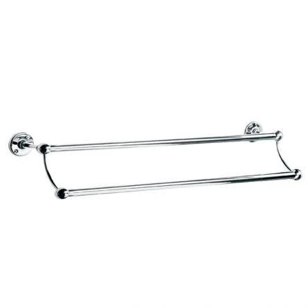 Lefroy Brooks Classic Edwardian 762mm Double Towel Rail - Chrome
