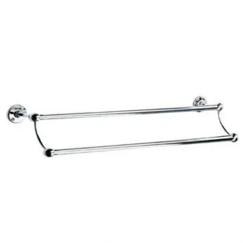 Lefroy Brooks Classic Edwardian 762mm Double Towel Rail - Chrome product image - Image 1