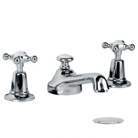 Lefroy Brooks Classic 3h Basin Mixer & Puw - Chrome