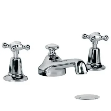 Lefroy Brooks Classic 3h Basin Mixer & Puw - Chrome product image - Image 1