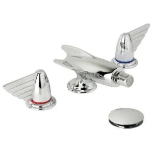Lefroy Brooks Belle Aire Lever D/m 3h Rocket Bidet Set - Antique Gold