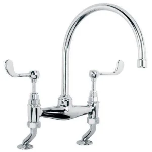 Lefroy Brooks Connaught Lever D/m Bridge Mixer - Chrome