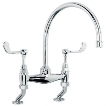 Lefroy Brooks Connaught Lever D/m Bridge Mixer - Chrome product image - Image 1