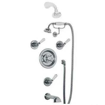 Lefroy Brooks Godolphin Conc Archi Bsm, Flow Ctrl, Spout & Kit - Antique Gold product image - Image 1