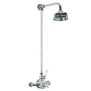 Lefroy Brooks Godolphin Exp Dual Thermo Valve, Riser & 5" Rose - Nickel