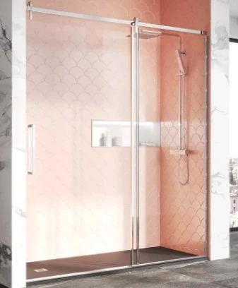 Cubico Roue 1400 Sliding Door Chrome (bundle)