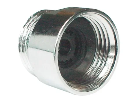 Vado Placed On Shower Outlet Of All Bath And Shower Mixers Regulating Flow To 9 Litres Per Minute Chrome detail view - Image 2