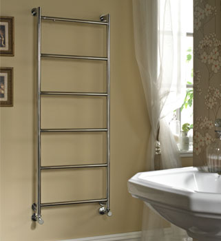 Vogue Vivid Towel Radiator Electric Only - Chrome 1250X500