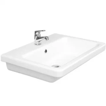 Saneux Indigo 60x45cm Washbasin 1th - European / Alpine White detail view - Image 2
