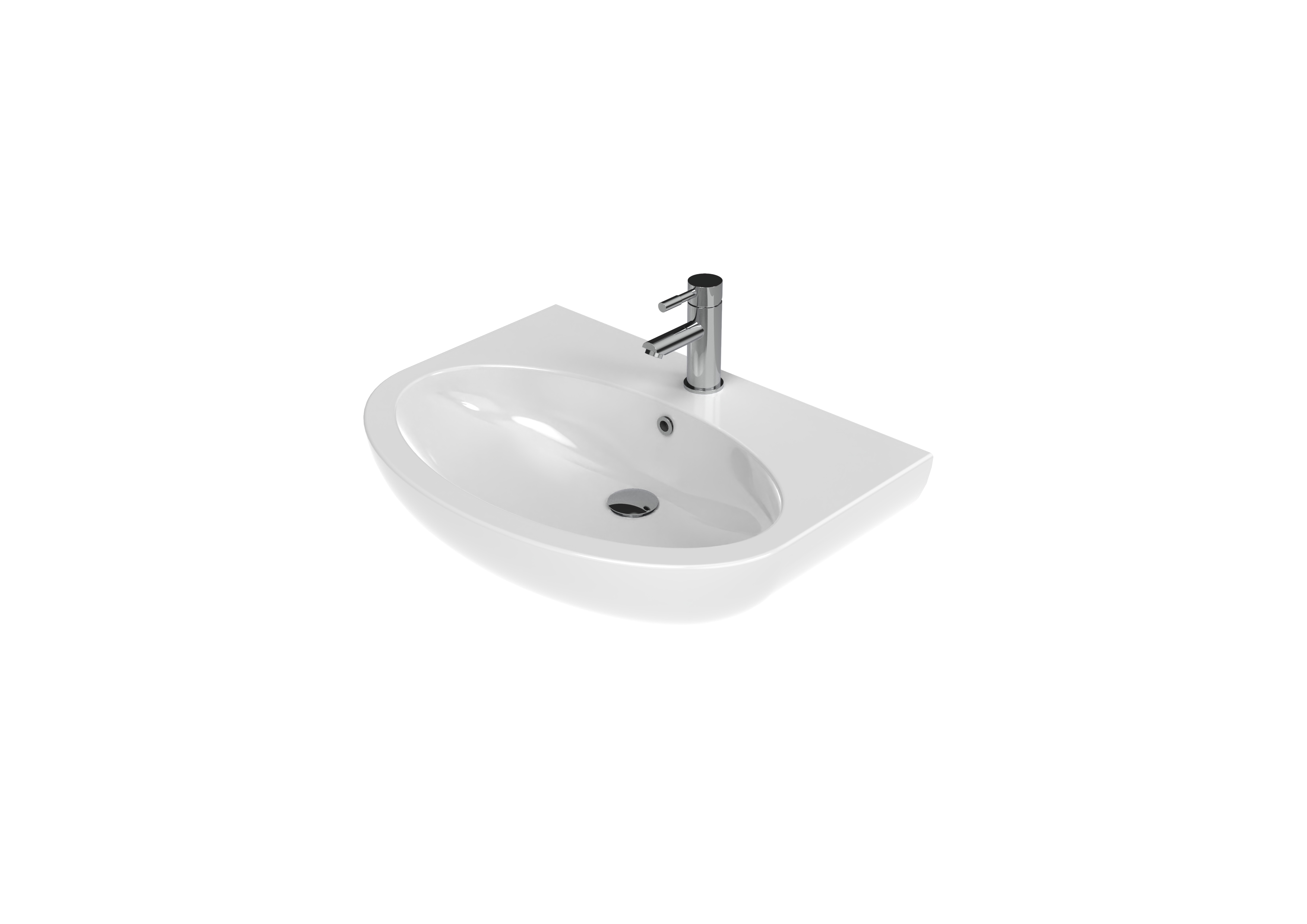 Saneux Air 65x48cm Washbasin 1th product image - Image 4