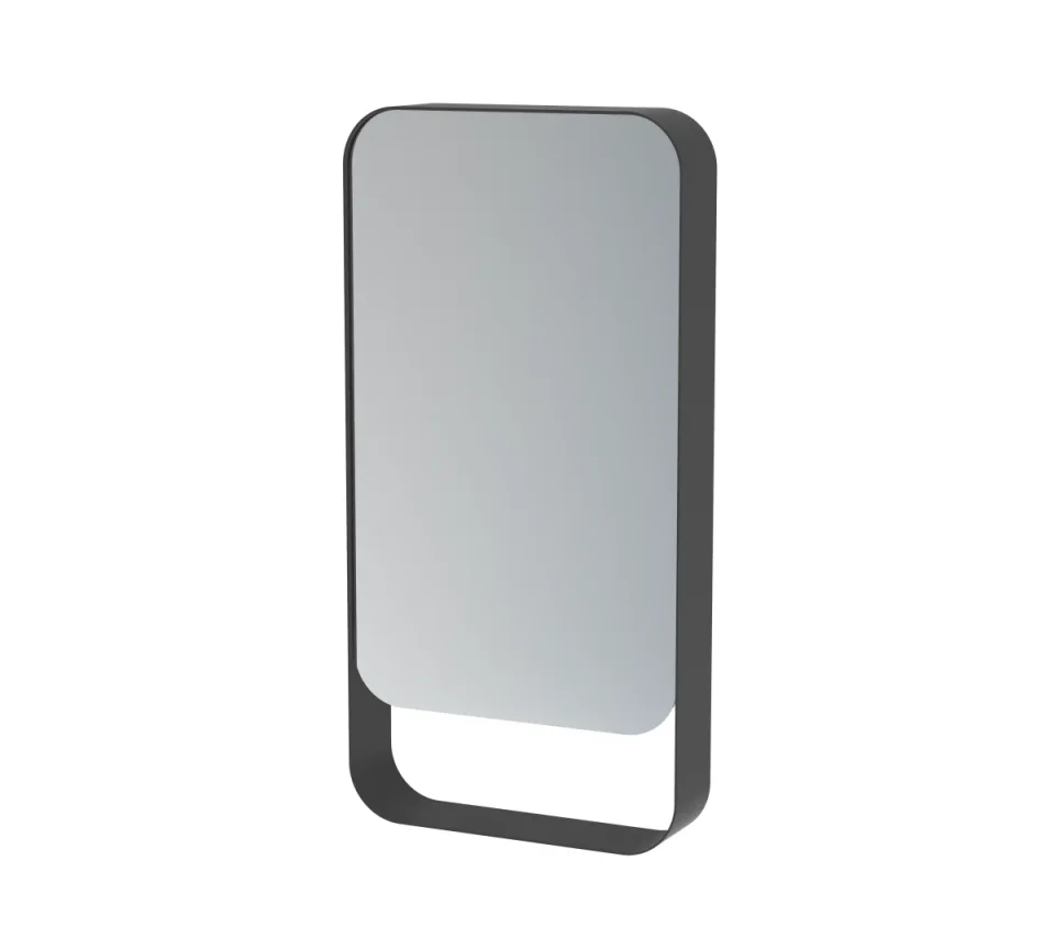 Saneux Volato 50cm Right Hand Mirror Cabinet - Matte Black product image - Image 5