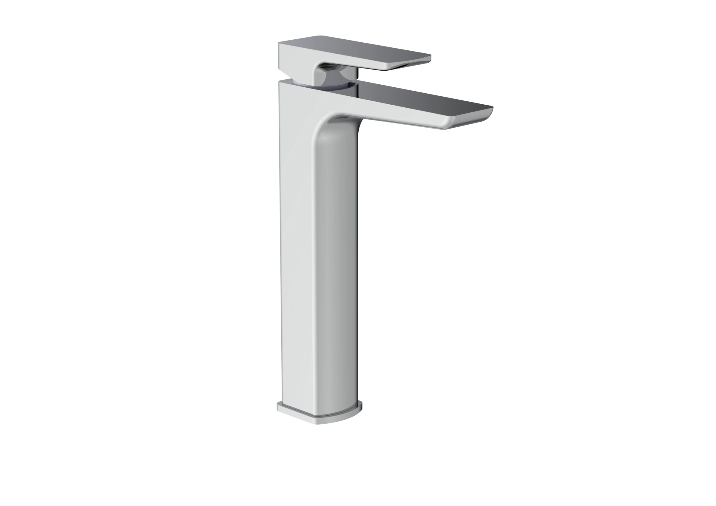 Saneux Fuji Tall Basin Mixer & Clicker Waste - Chrome