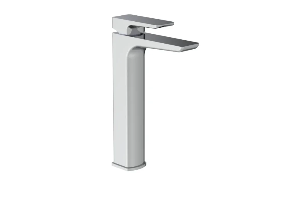 Saneux Fuji Tall Basin Mixer & Clicker Waste - Chrome product image - Image 1