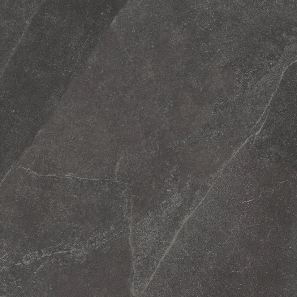 European Tiles Slate Stone ASH 60 X 60 Rectified Matte Tile detail view - Image 5