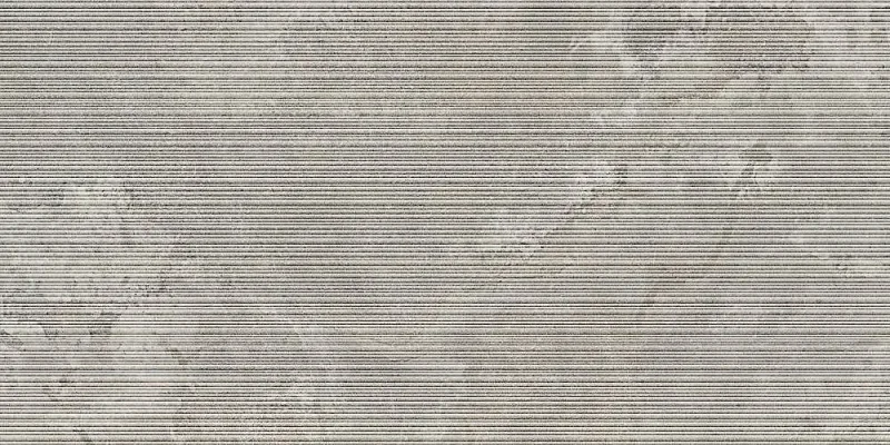European Tiles Corfe Cenere Cross Cut Ribbed Matt Wall & Floor Tile 120x60cm detail view - Image 2