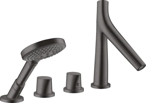 Axor Starck Organic 4-hole Rim-mounted Thermostatic Bath Mixer