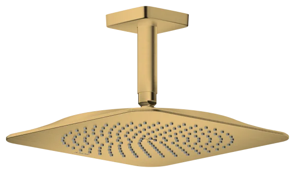 Axor Citterio C Overhead Shower 270/270 1jet With Ceiling Connector Brushed Gold Optic