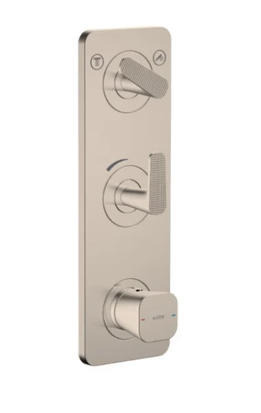 Axor Citterio C Thermostatic Shower Mixer Concealed 458 X 247 X 107mm Nickel - Brushed
