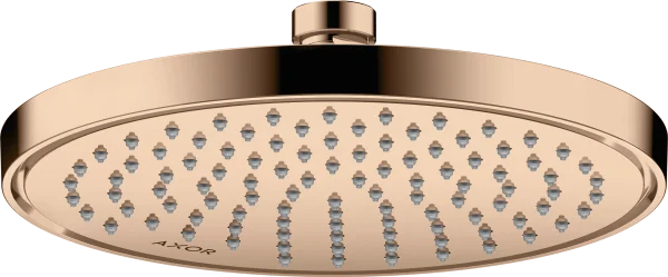 Axor Showersolutions Overhead Shower 220 1jet Polished Red Gold