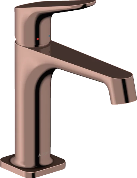 Axor Citterio M Single Lever Basin Mixer 100 With Pop-up Waste Polished Red Gold