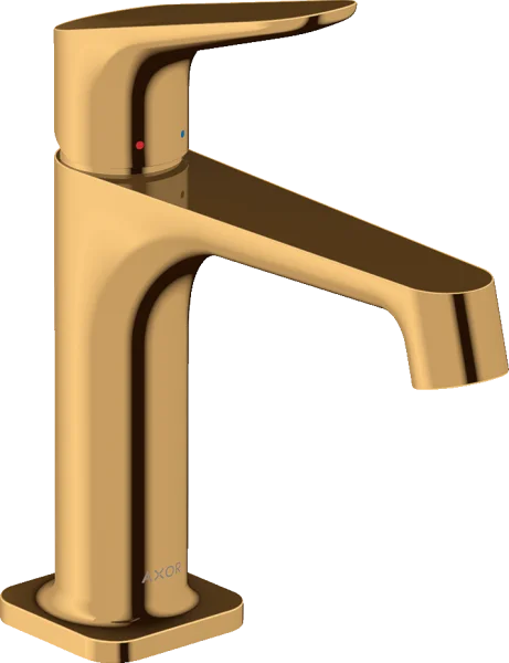 Axor Citterio M Single Lever Basin Mixer 100 With Pop-up Waste Gold Polished