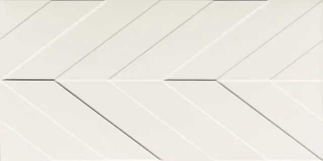 Marca Corona 4D 4D.CHEVRON WHITE MATT 40x80 | 16"x32" | 8,5 mm Embossed detail view - Image 6
