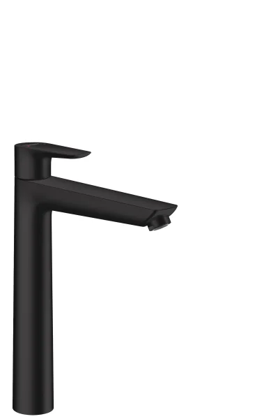 Hansgrohe Talis E Single Lever Basin Mixer 240 With Pop-up Waste Matt Black